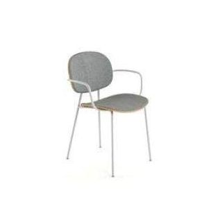 Infiniti Tondina Pop 4 legs with arms upholstered